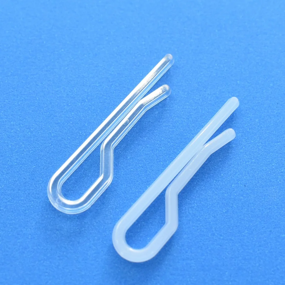 PS plastic material Plastic Clip No 3 use for formal shirt collar stays natural black color garment accessories hot selling 2021