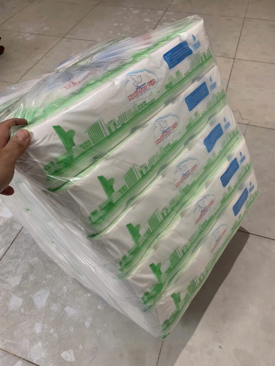 100% натуральная целлюлозная туалетная бумага Tecocare сделанная во Вьетнаме 2 слоя 9 1*10 см 10 рулонов/упаковка-готова к экспорту