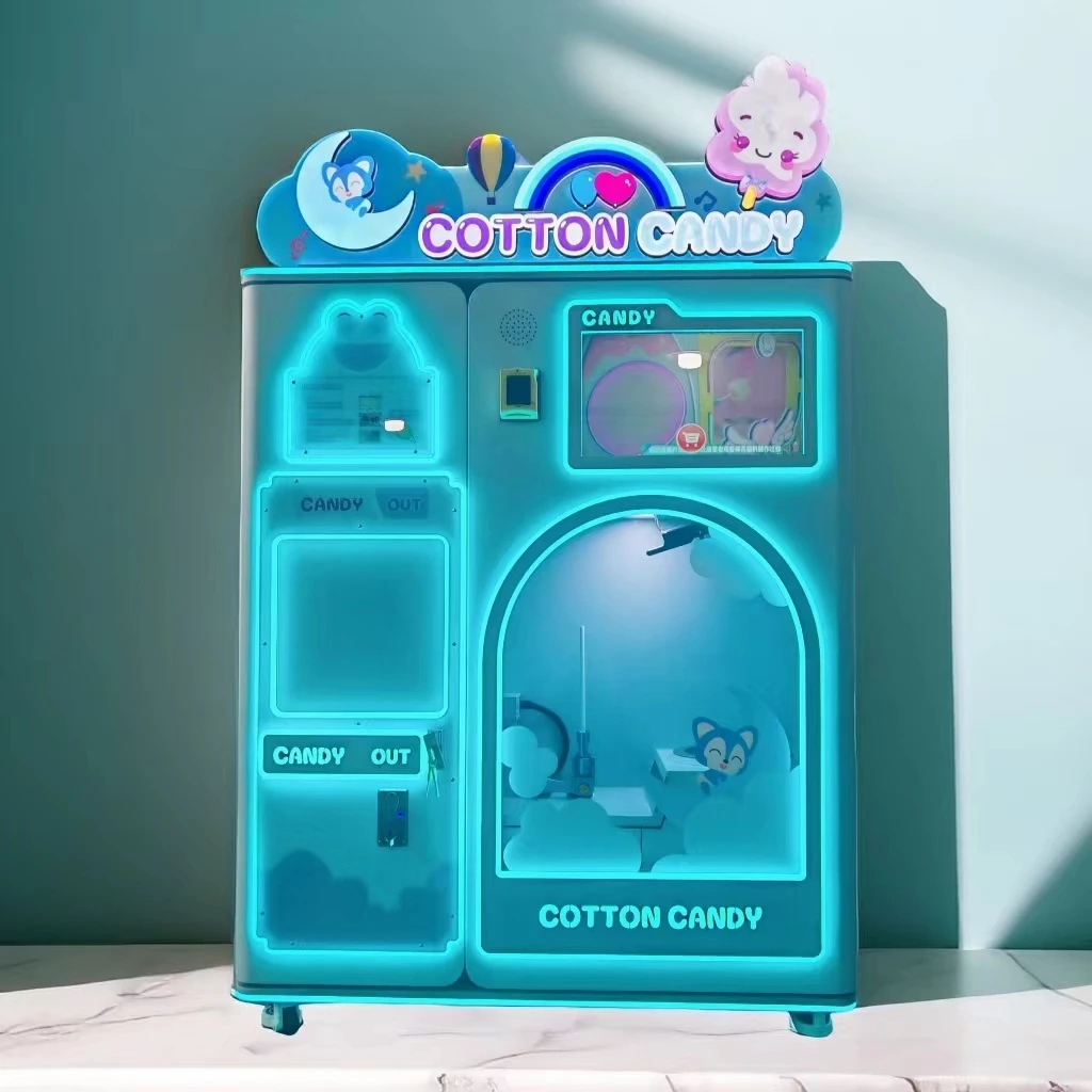Cotton Candy Self-service Machine Cotton Candy Machine Made in China Cotton Candy Machine Vending Not Expensive