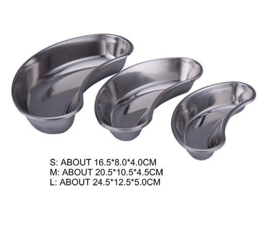 Нержавеющая сталь лабораторная тарелка для почек хирургическая чаша больничный хирургический инструмент стоматологический лоток больничная