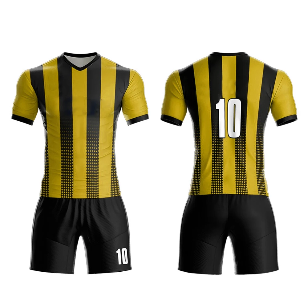 Soccer Jersey Sports Sublimation Training Soccer wear Uniforms barcelona-Short set Number Logo Soccer Jersey