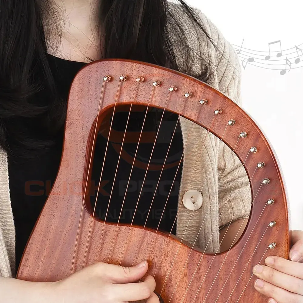 16-String Wooden Lyre  Harp High quality handmade 10 strings Ancient Greece Canadian maple wood Lyre Harp