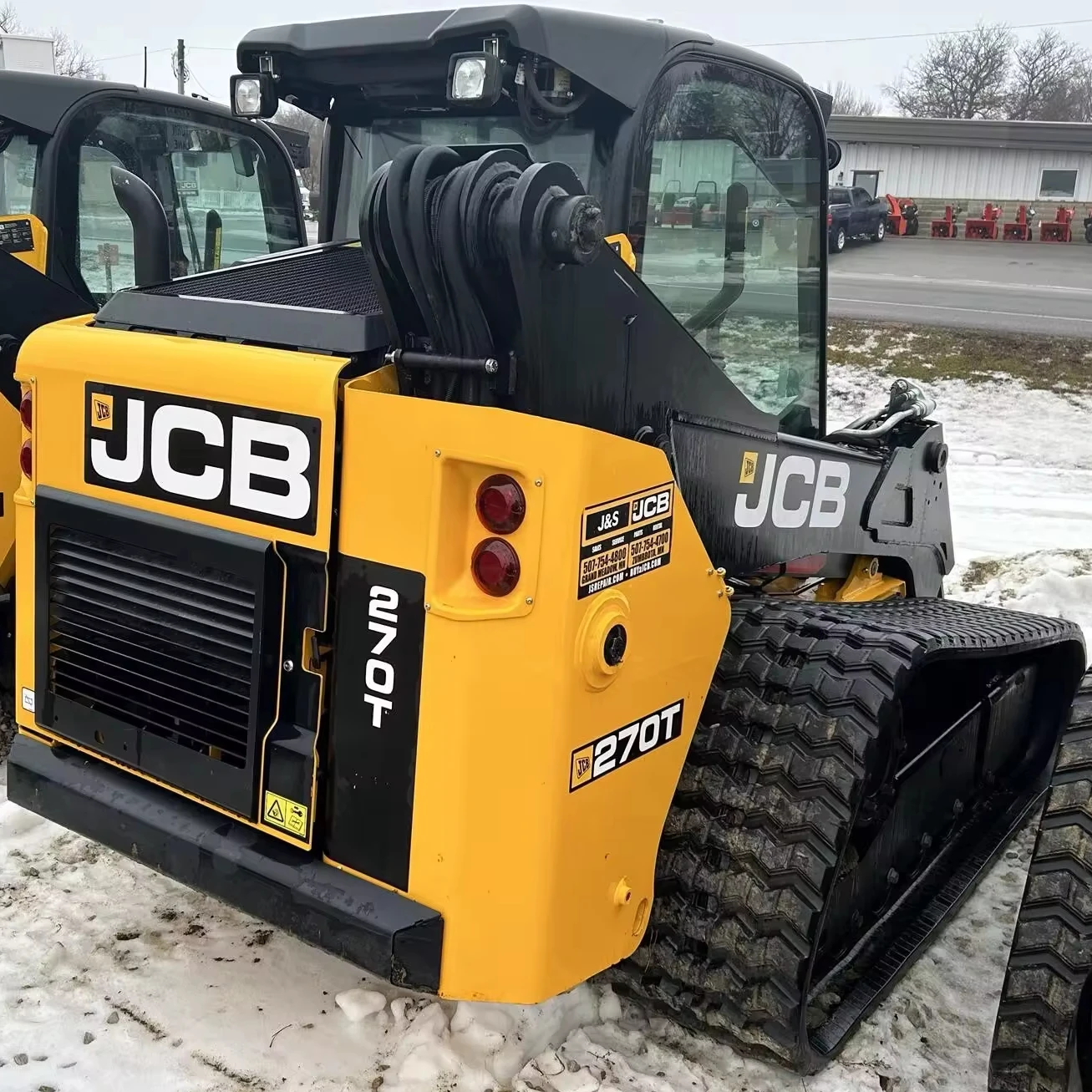 Earth-Moving Machinery Hydraulic Loader Skid Steer Loader JCB 270T Loader and Skid Steer Attachment