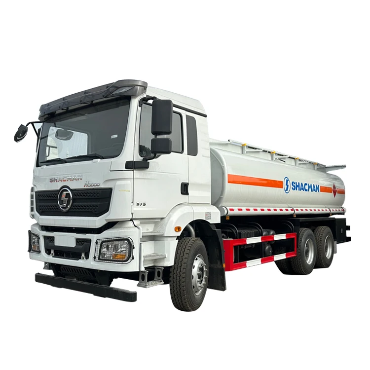 SHACMAN Chassis brand new fuel tanker 3axle aluminium material tank 15000 litres fuel tank truck for sale