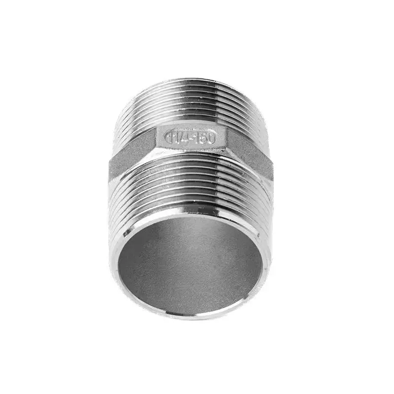NLD Factory 304 Stainless Steel Male Pipe Coupling Fast Dust Connector Hexagon Adapter Pneumatic Fitting