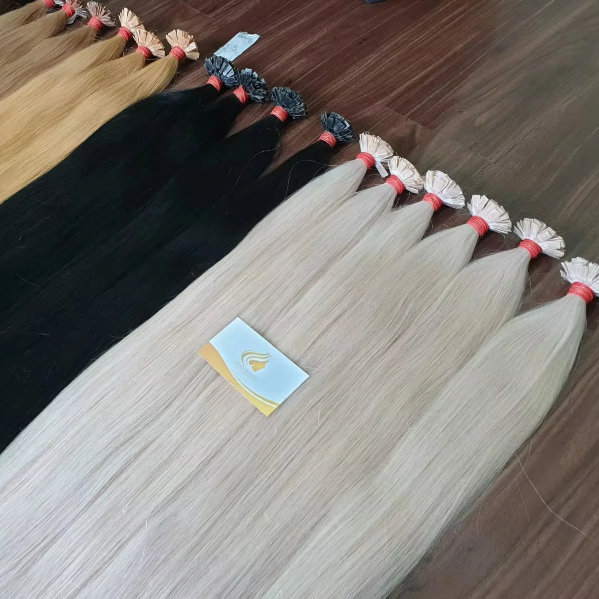 Итальянские нанокератиновые насадки для наращивания волос выровненные по кутикуле необработанные волосы во Вьетнаме Бразилия доставка всему миру MQ 300 грамм