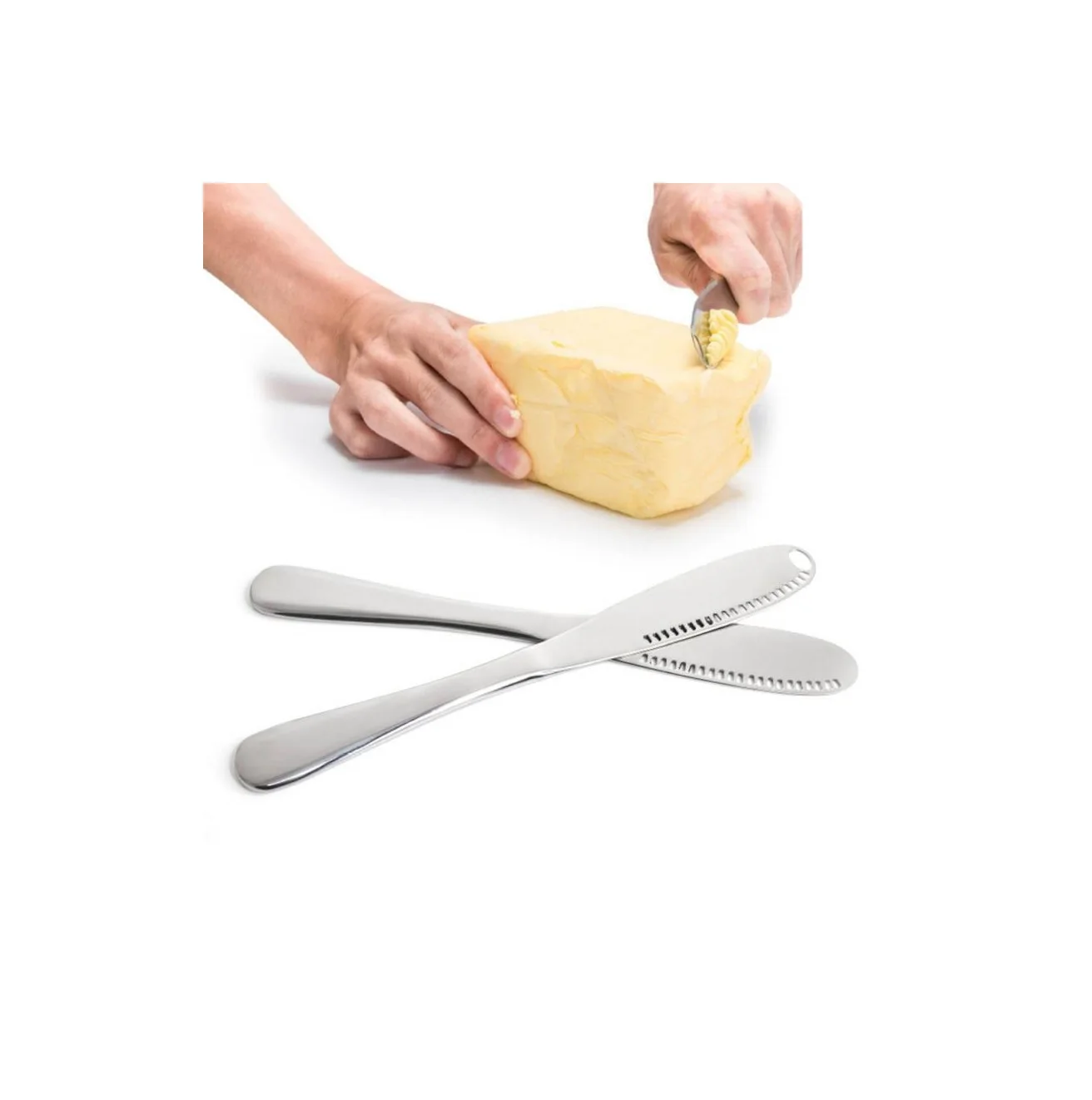 Wholesale Supplier Butter Steel knife spoon Butter Spreader Knife Utensils Serving Butter knife Spoons Top sale