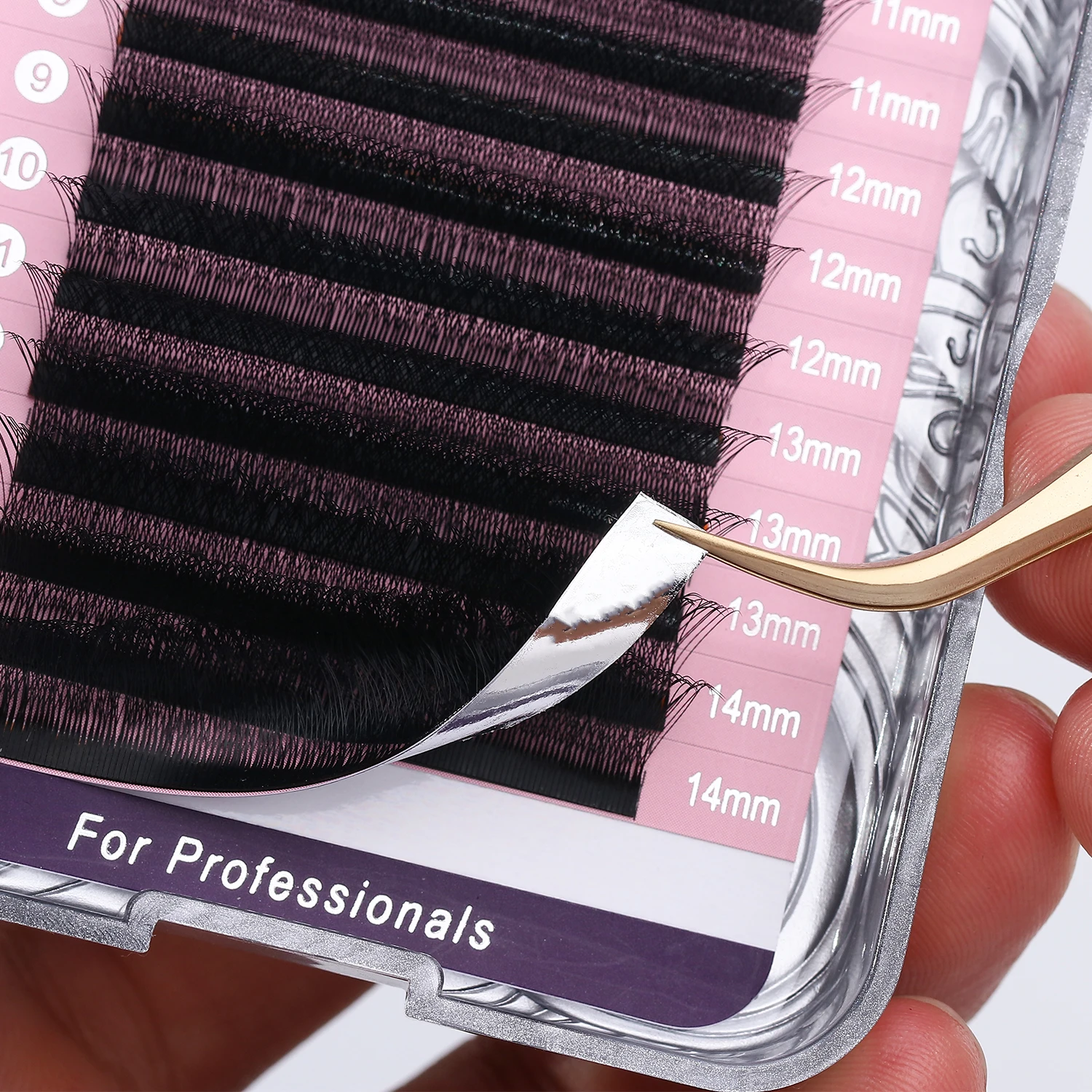 Premium Quality Natural Look Matte Black Soft YY Shape Premade Volume Fans Eyelash Extensions for Professionals YY lashes