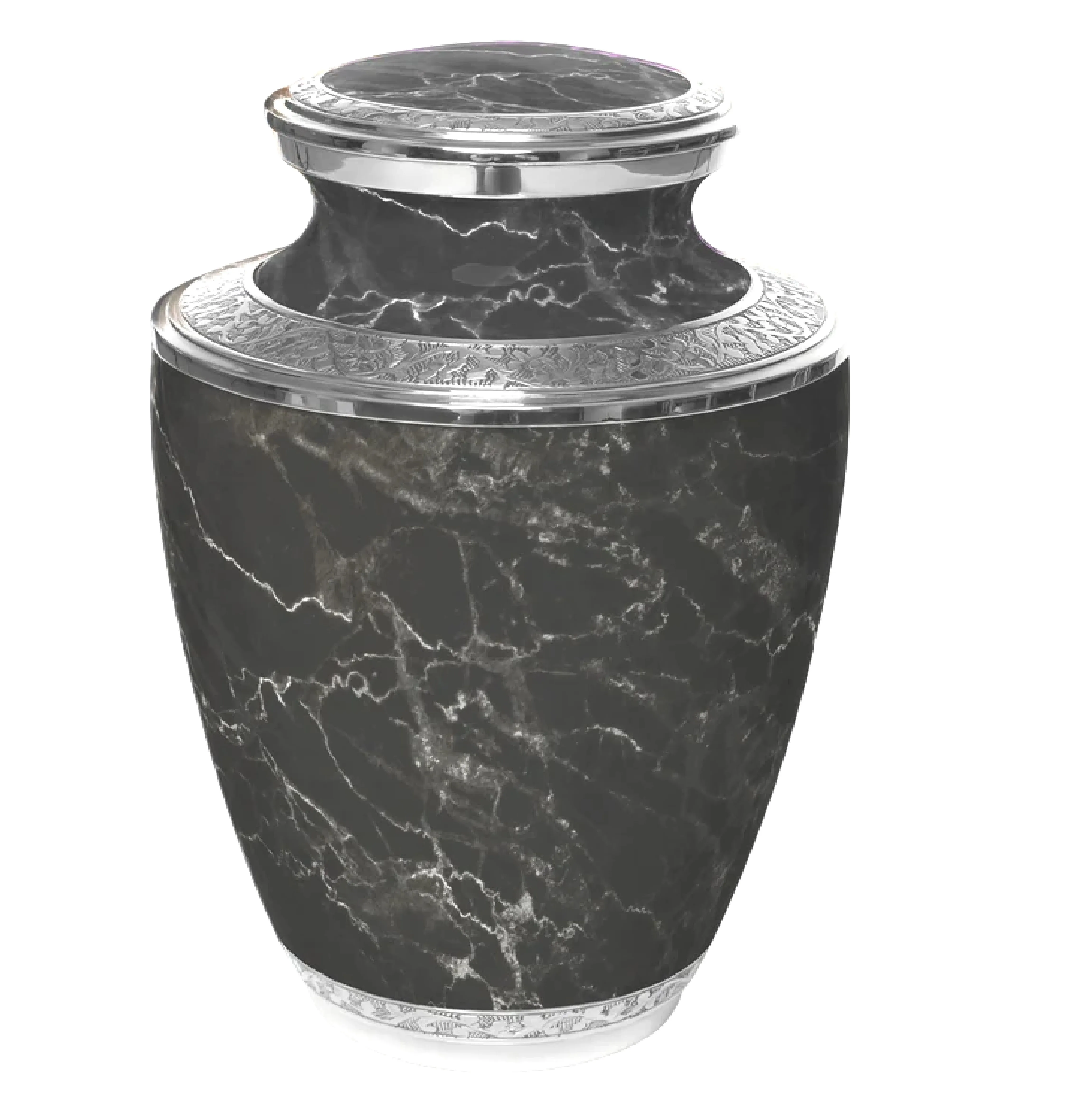 Beautiful Granite Sticker Finished Brass Cremation Urns Indian Hand Made Metal Funeral Urns Made In India