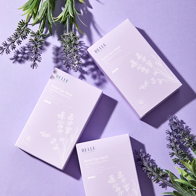 Belle Relief eye mask Made in Korea High Quality lint free Eye gel patch 5pairs cosmetics Eyelash extensions