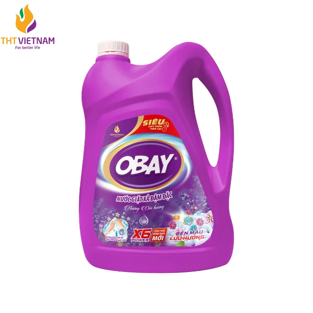 Wholesale eco friendly Obay red label lavender fragrance liquid laundry detergent 4500ml