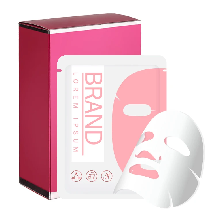 Deep Hydrating Soothing Moisturizing spunlace nonwoven face masks sheet customized OEM Private label cosmetics facial sheet mask