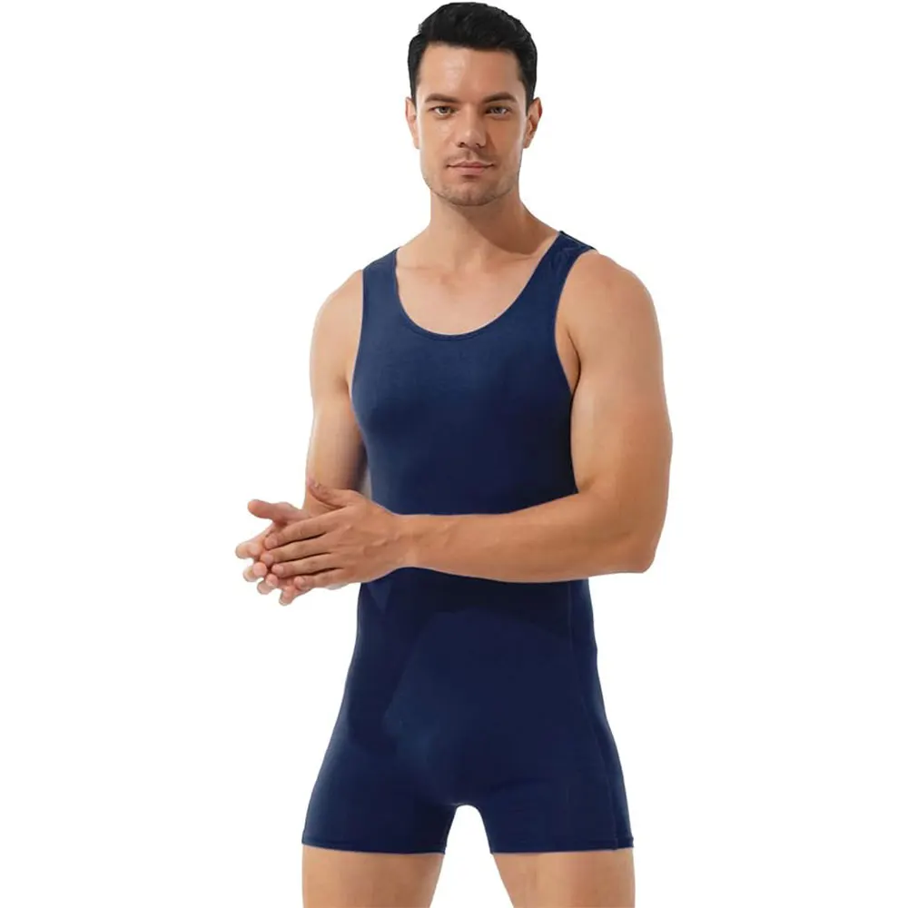 Mens One-piece Wrestling Singlet In Low Price Top Quality Men Wrestling Singlet