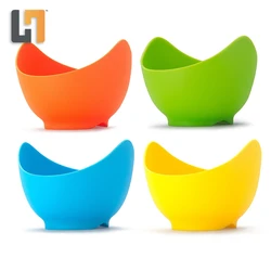 Heat Resistant Floating Egg Poaching Cups for Perfectly Poached Eggs without the Mess -BPA Free Nonstick Silicone Egg Poacher