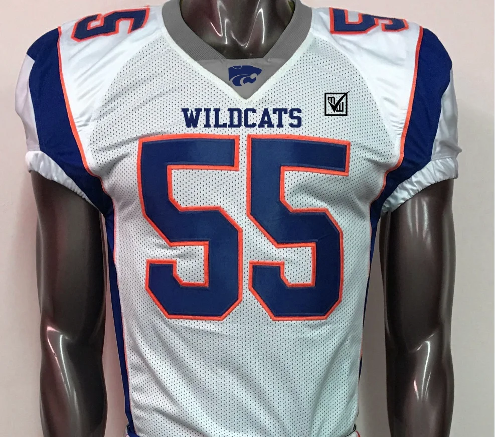 Factory Price 2022 American football uniform set with High Quality material Polyester Spandex American football jersey uniform