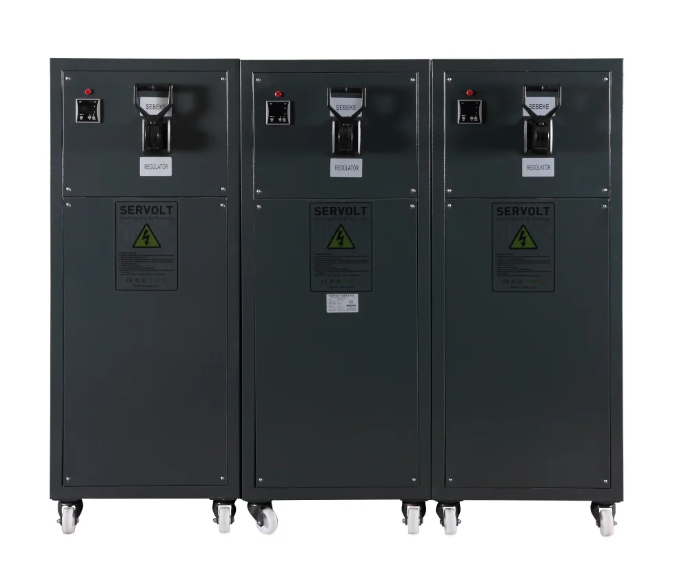 3 Phase Servo Motor 250 KVA Voltage Regulator Stabilizer 275 -435 V/380 V Aluminium and Copper with protection Unit Best Quality