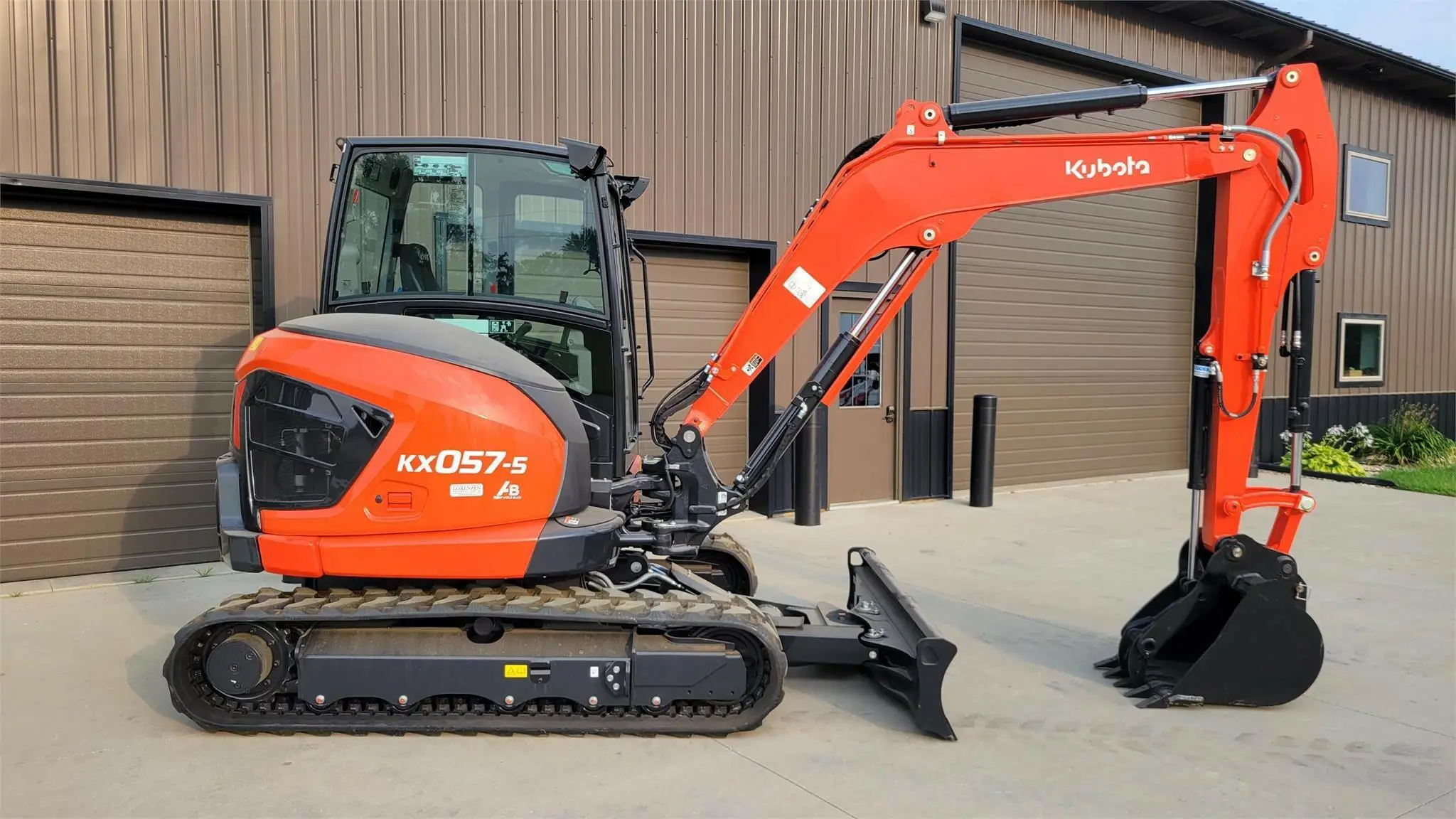 2024 Kubota KX057-5 новый гусеничный экскаватор мощностью 47 л.с. с двигателем гидравлический цилиндр KYB гарантия 1 год