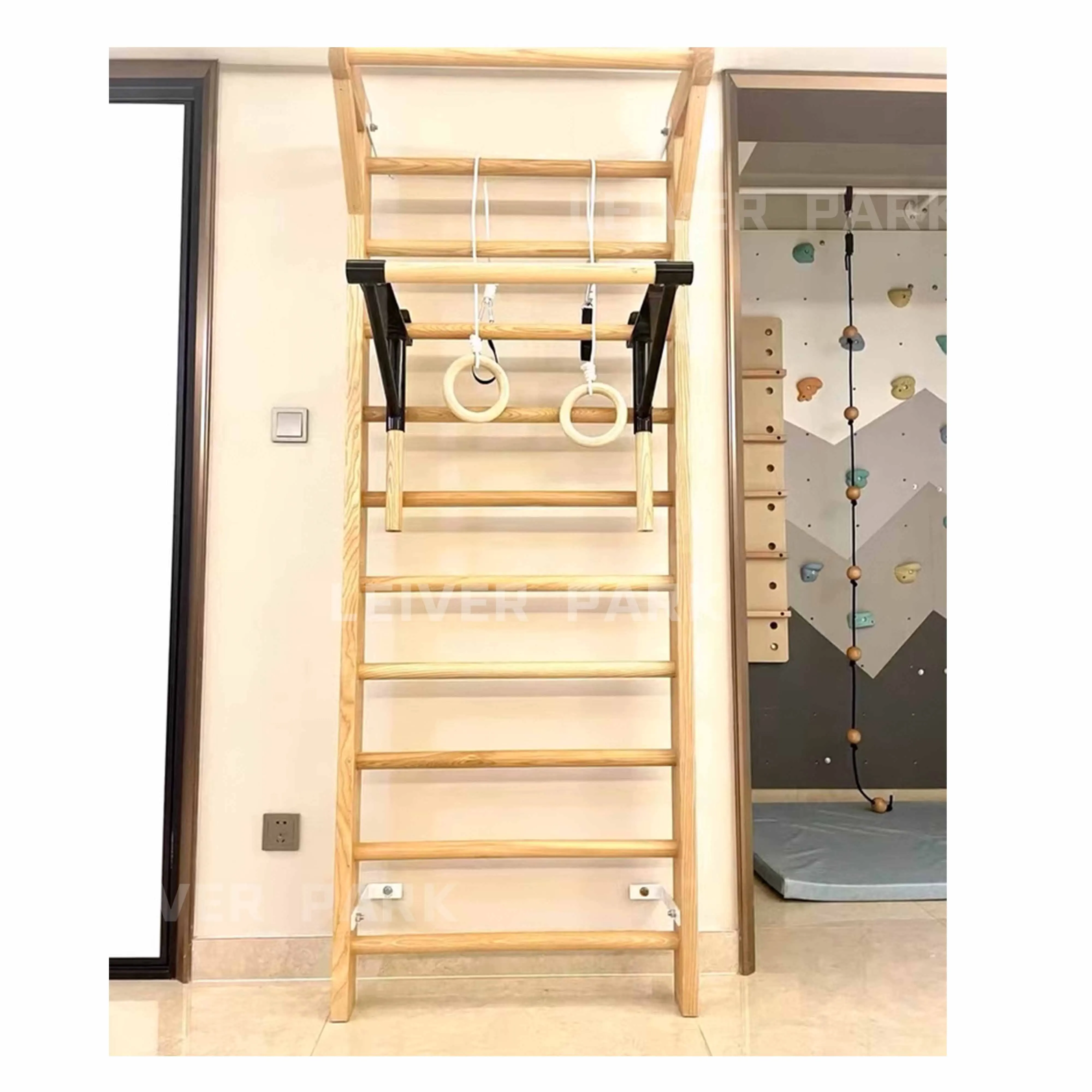 Factory Wholesale 9 in 1 Climbing Wall Kids Indoor Gym Exercise Games Climbing Ladder Wall Climbing Set