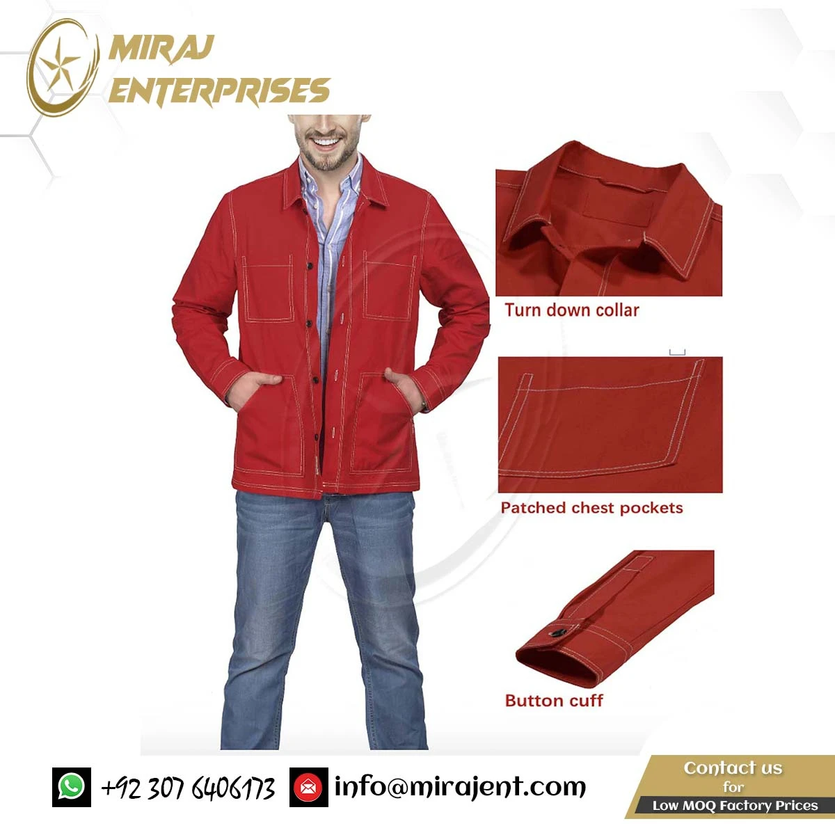 Regular & Big-tall Shacket Jacket Mens Casual Lightweight Jacket Cotton Overshirts Button Down Shirt Jackets