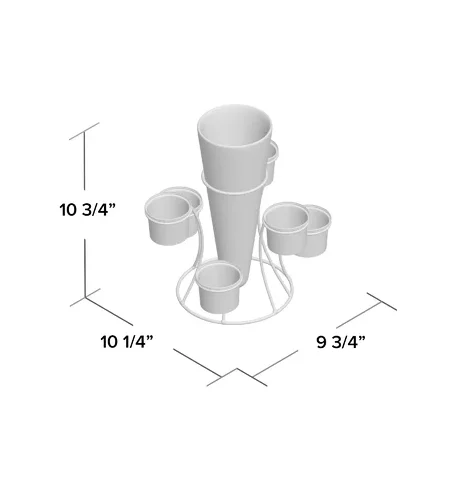 Table Flower Vase With Stand