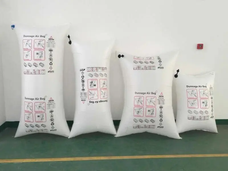 Woven polypropylene (PP) dunnage airbags secure and stabilize cargo during transportation They prevent movement shifting cargo