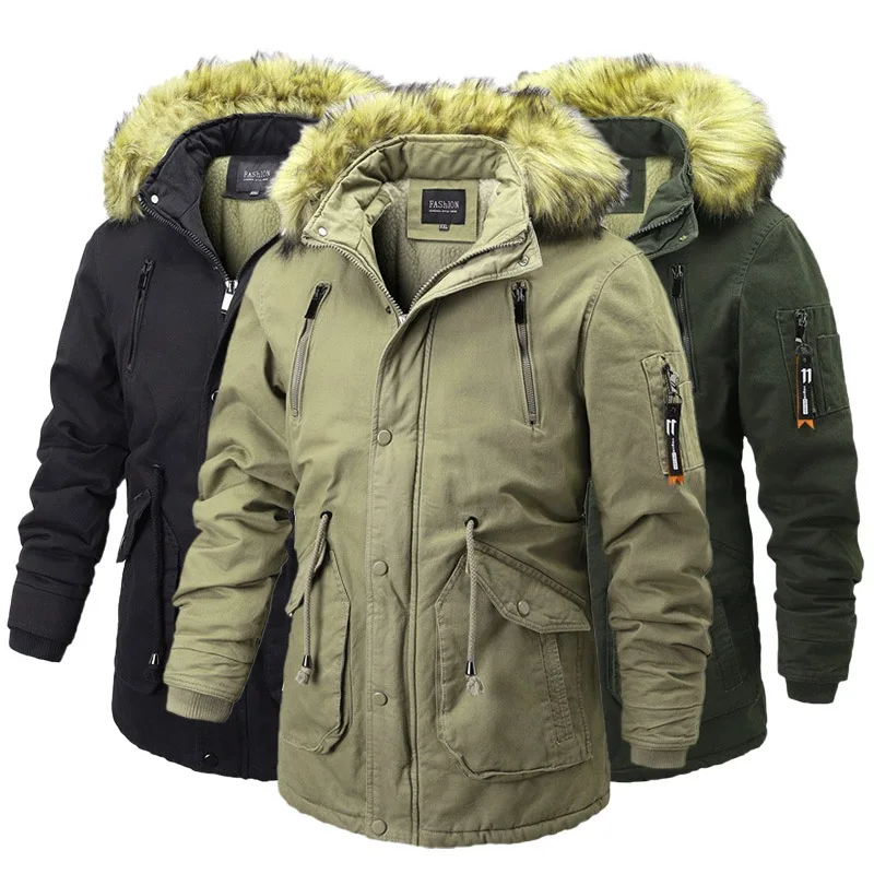Adult Winter Parka Jacket Men Good Looking Fashionable Winter Warm Parka Jacket Men