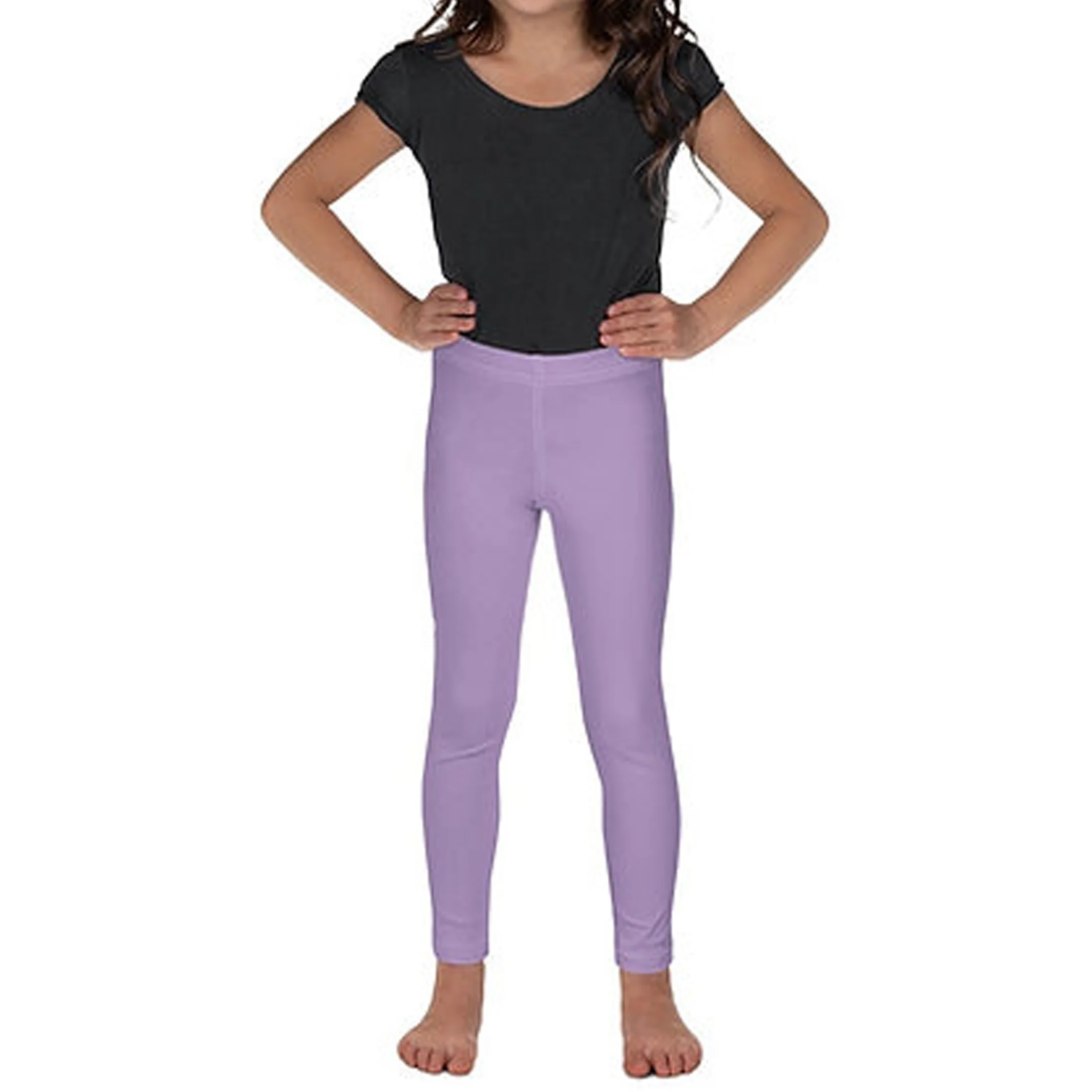 Good Quality Polyester Spandex Fabric Breathable Equestrian Clothing Kids Horse Riding Leggings Pants Equestrian Riding Tights