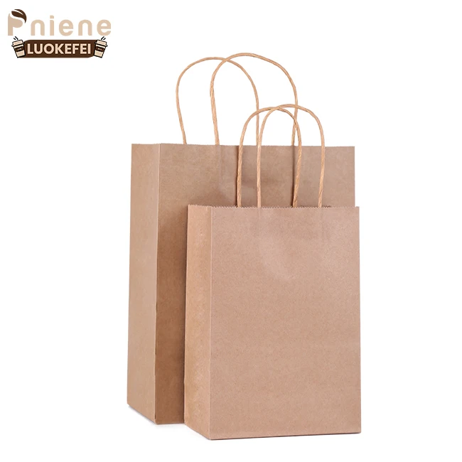 China factory direct take away paper craft bag biodegradable paper bag