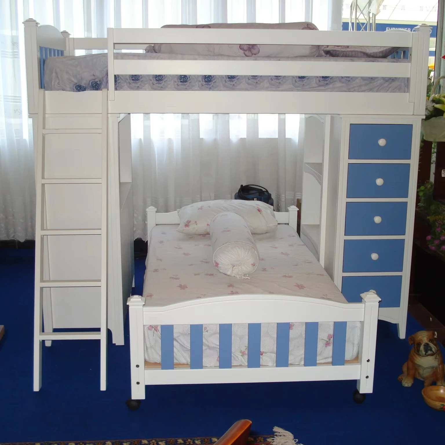 Modern Cosy Double Bed with Drawers Professional Wooden Bedroom Furniture Factory Direct in Viet Nam Metal Beds Ladder Bunk Bed