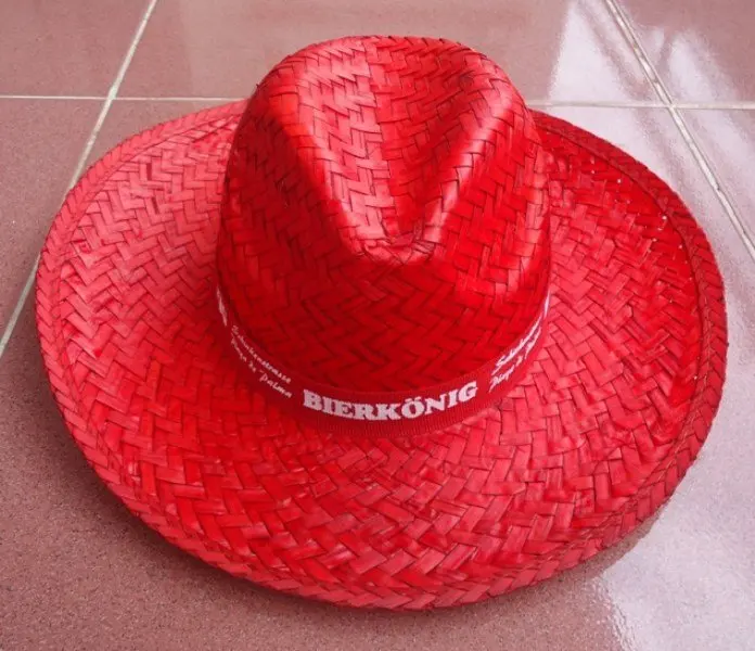 Hot Trending 2024 Handmade Customize Logo Printed Ribbon Fashion Panama Cowboy Straw Hat For Summer Made In Vietnam