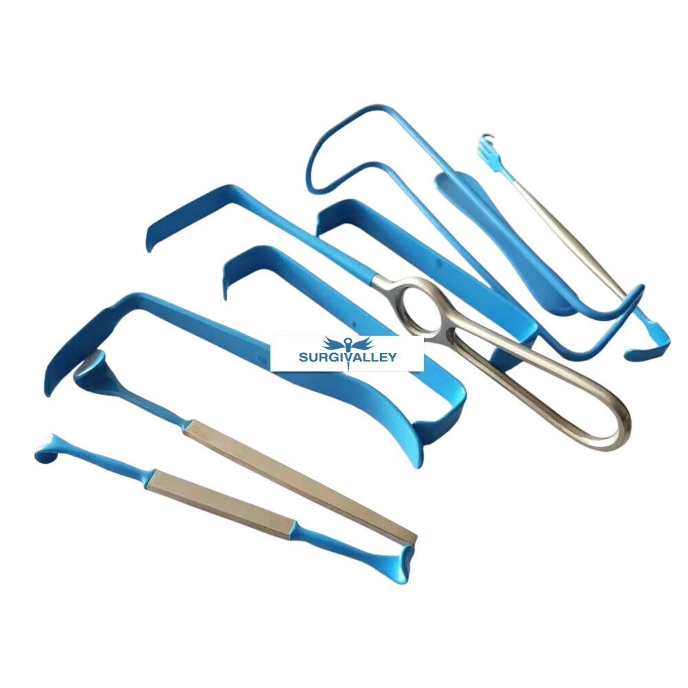 Top Manufacture Face Lift Brow lift Dissectors & Elevator Set Plastic Surgery Instrument Set Of 9 Pcs