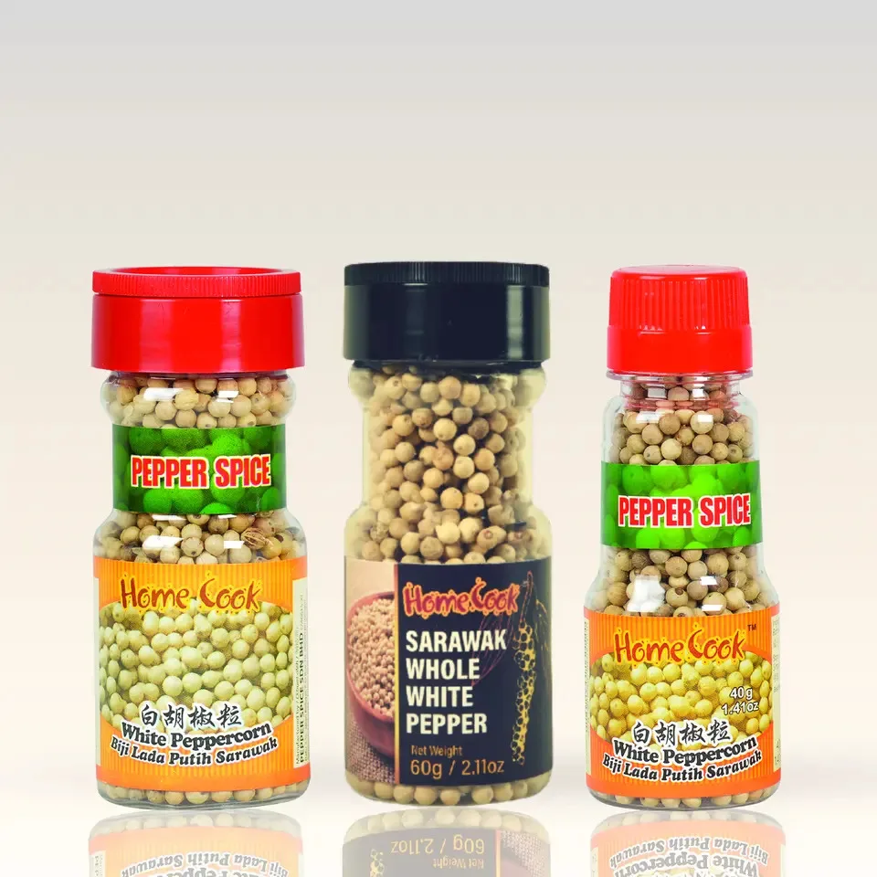High Quality Whole White Pepper 60g Suitable for Chinese Western Food Seasoning Cheap Price Bulk Sale