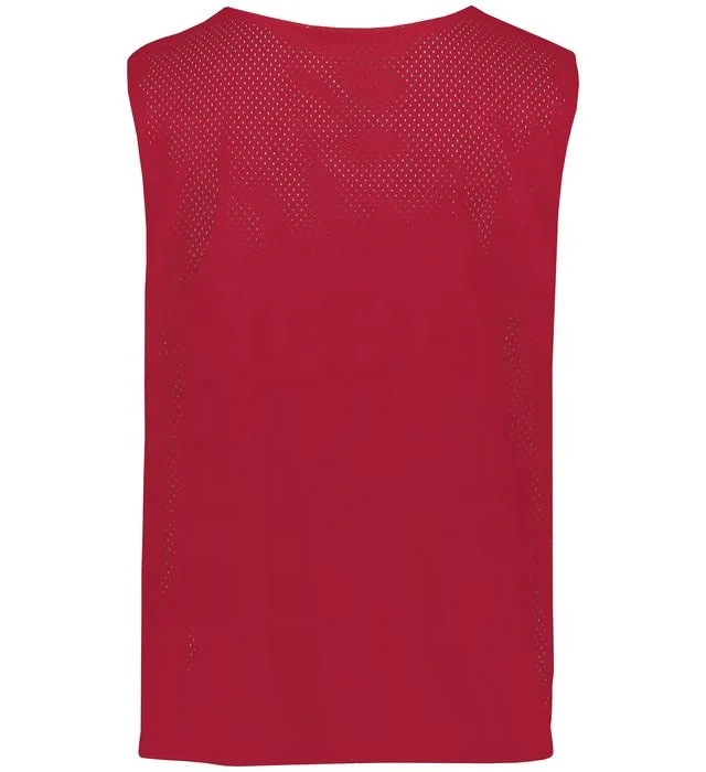 Quick dry breathable mesh pinnies custom sublimated lacrosse game reversible wear lacrosse jerseys