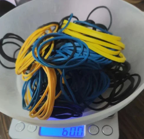 Wholesale Top Quality Rubber Hair Bands Ties Rubber Rings for Kids Girls Office School OEM Customized Logo Item