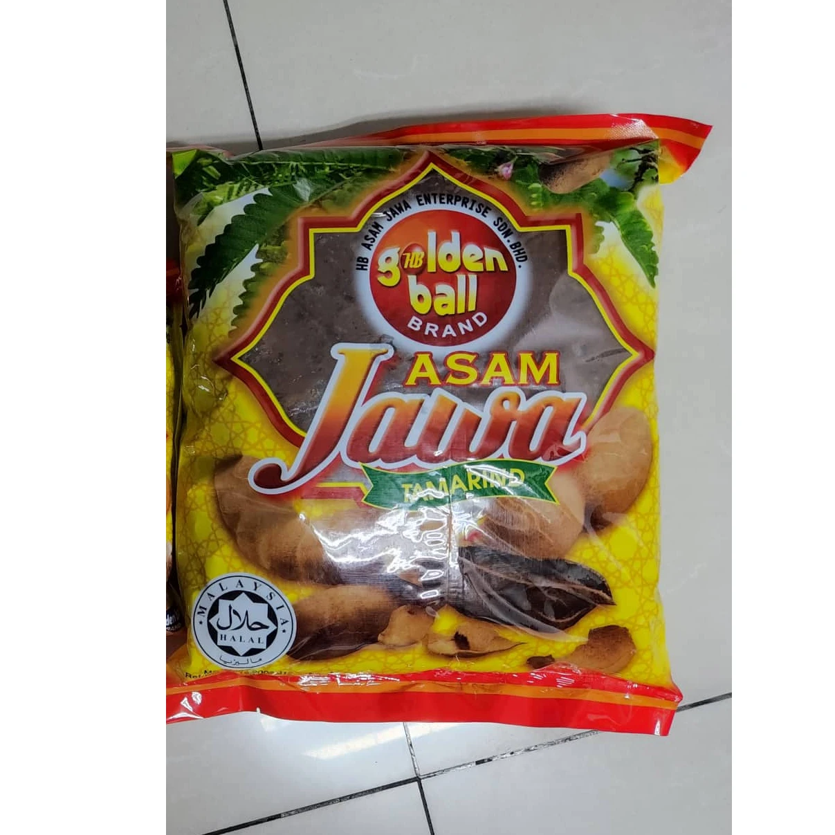 Cooking Single Spice Good Grade Malaysia Supplier Tamarind Paste with Seed 5kg Block Pack in Plastic