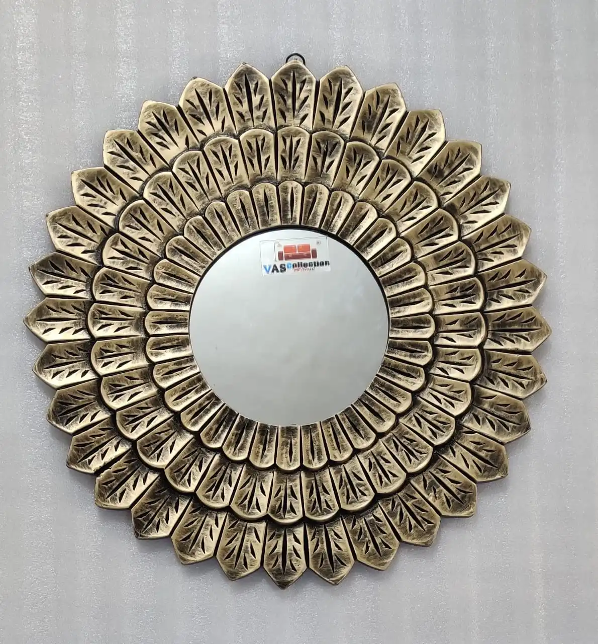 Top Notch Manufacturing Premium Quality Wooden Craft Decorative Wall Hanging Mirrors for Sale from Indian Supplier