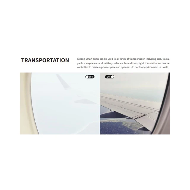 [OCCS] - SMART GLASS PDLCD polymer dispersed liquid crystal display made in Korea smart film premium KOTRA