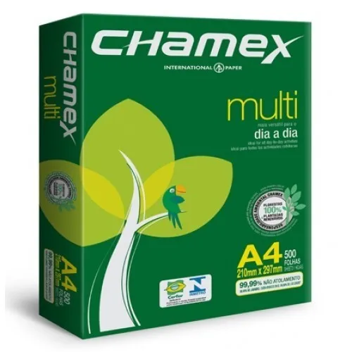 High Quality Chamex Manufacturers OEM 70GSM 75GSM 80GSM 100% Pulp A4 Paper Copier 500 Sheets/Ream - 5 Reams/Box A4 Copy Paper