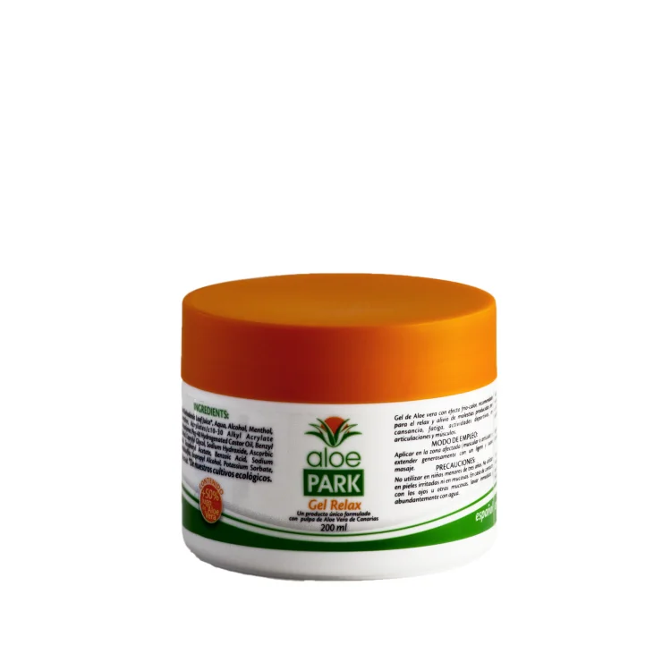 Aloe Vera Top product Cold Relaxing Effect Gel Aloe Park 200 ml Free From Paraben Dyes and Silicones 8 Units per Box