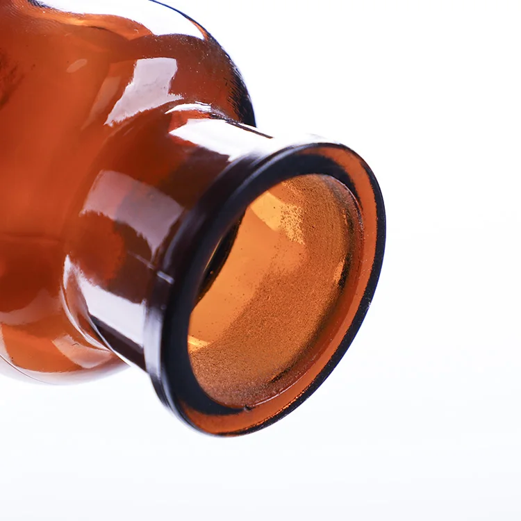 wholesale high quality amber biochemistry laboratory uses reagent bottle