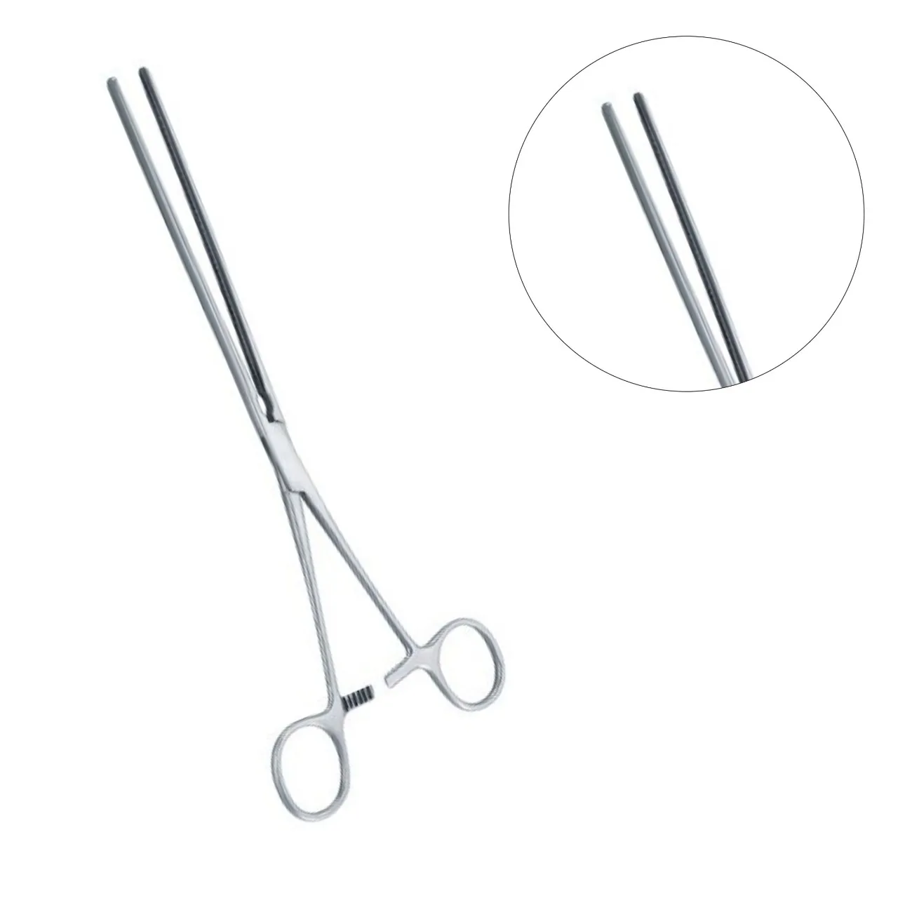 Kocher Intestinal Clamps Stomach Clamps Forceps 22cm Straight Jaw Stainless Steel Surgery Care Instruments Medical Tools