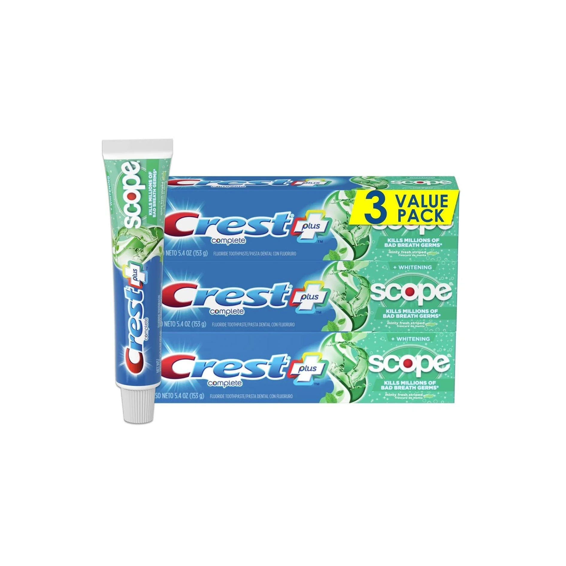 Original Quality Cr-est Toothpaste Cavity Protection Cool Mint Gel Wholesale Best Price