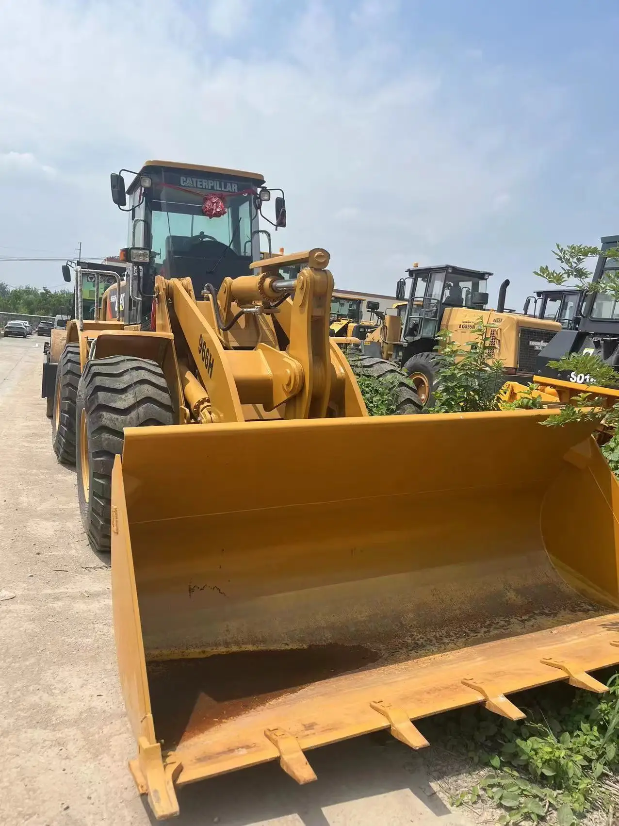 Погрузчик Caterpillar CAT966H оригинальный CAT 966H большой 6-тонный колесный погрузчик для продажи