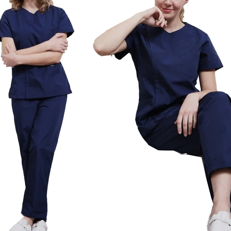Hospital Medical Wear Uniforms Sets Turkey for Nurses and DoctorsNew Style High Quality Beauty Spa Salon Woman Uniform