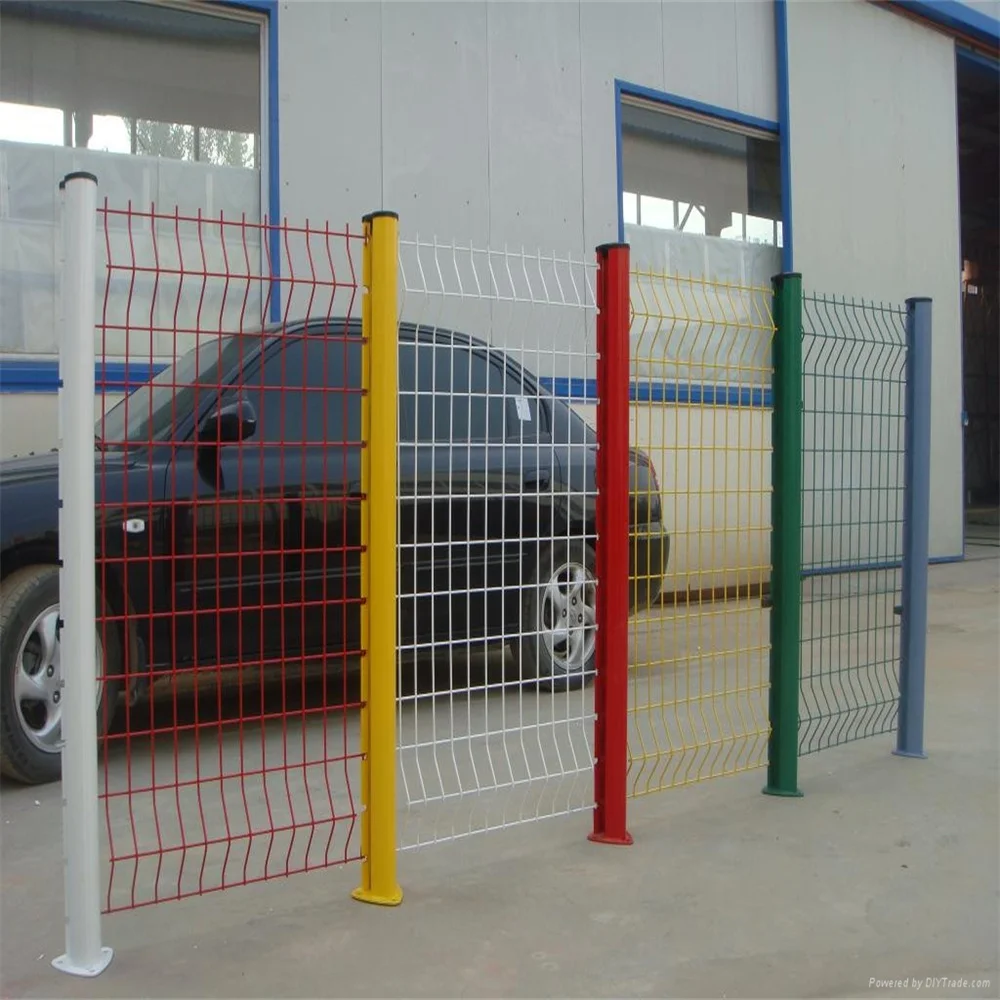 wholesale Cheap Price Wire Mesh Galvanized Garden Fence Curve 3d Welded Wire Mesh Fence Panel