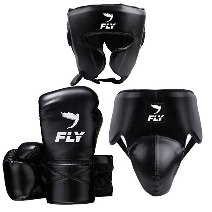 Fly Pro Punching Custom Made Fly Boxing Sets Boxing Gear Leather Sets Boxing gloves Sparring kit By ferooz sports FSW-BSS-012