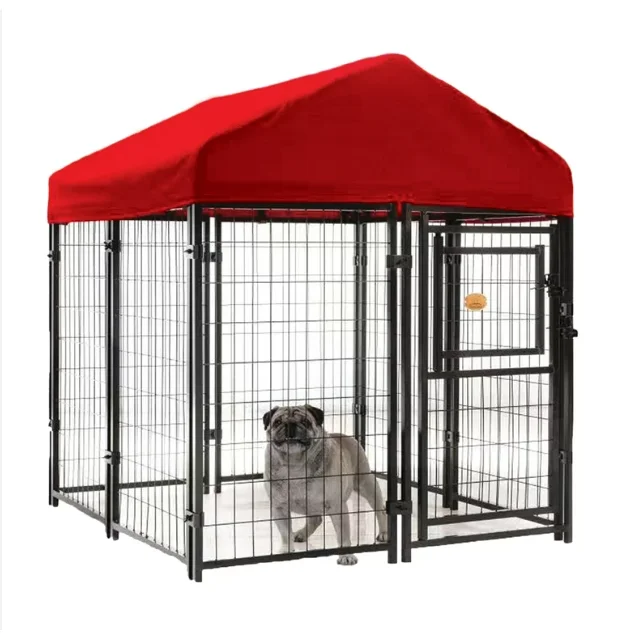 Wholesale Price Pet Cages Dog Kennel Houses Outside Stainless Steel Dog Kennels Large Pet Dog Used Metal Cage