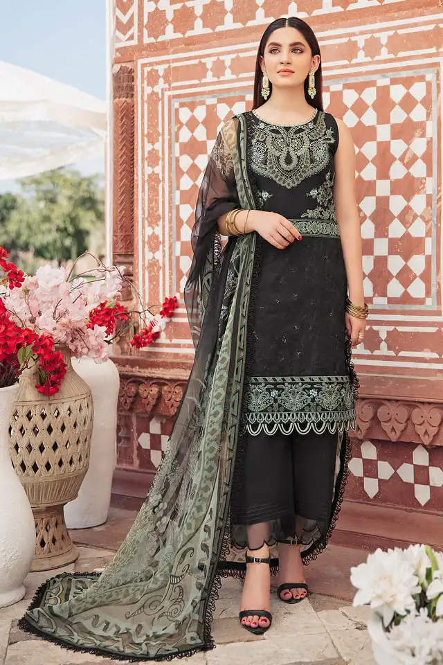 Original Designer Salwar kameez suit Dupatta Indian & Pakistani ladies women wear Elegance embroidered Lawn Women 3 Piece