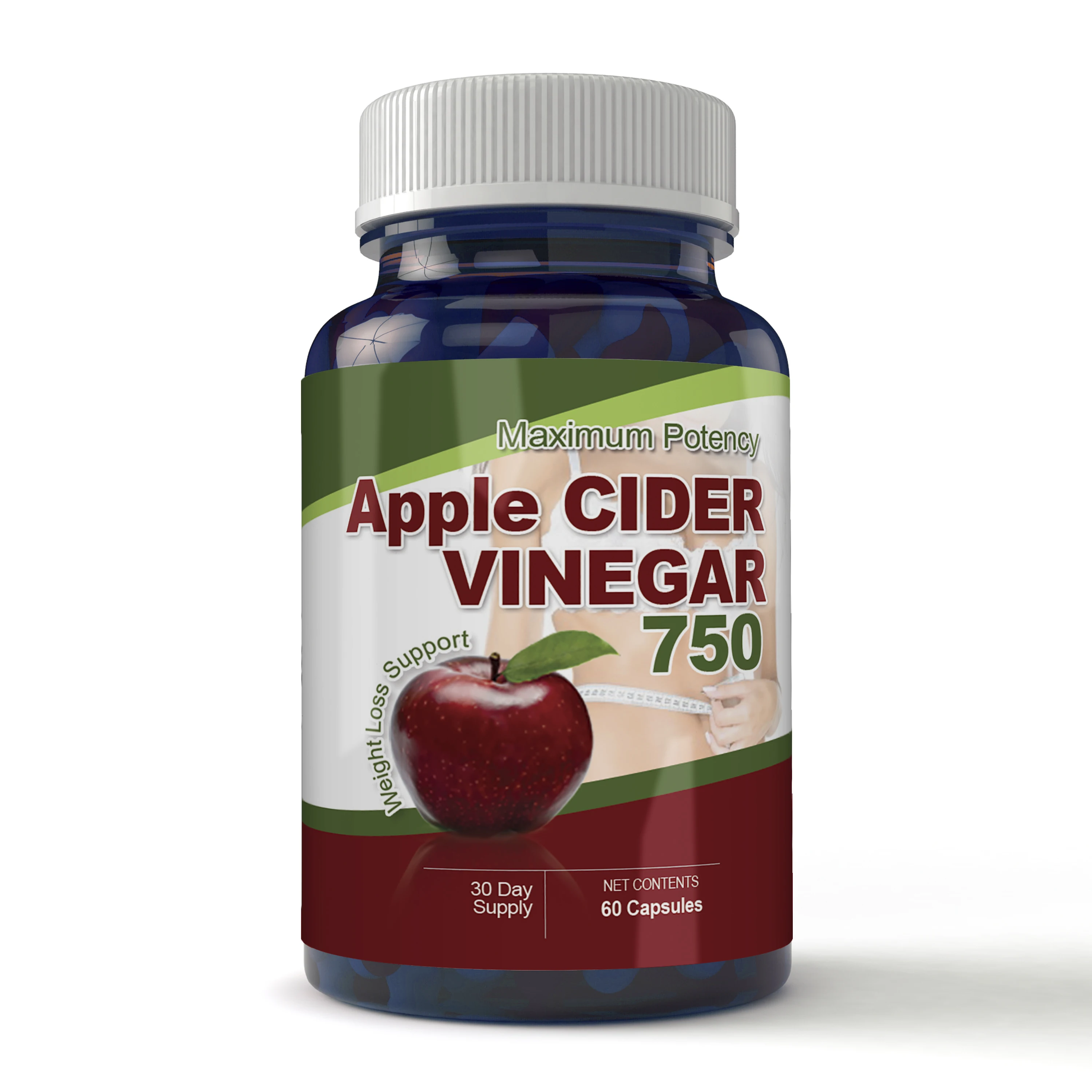 New Maximum Potency Apple Cider Vinegar Weight Loss Support 60 Capsule