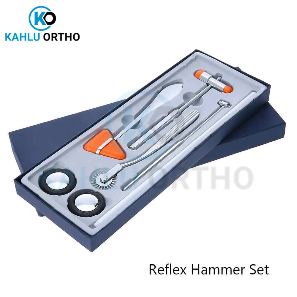 Diagnostic Neurological Set Physical Therapy Reflex Percussion Hammer Neurological Kits By KAHLU ORTHOPEDIC